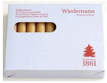 Eika Weihnachtskerzen 1,25x10,5cm (20 Stk.) gelb