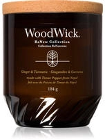 Woodwick Ginger & Turmeric Duftkerze mit Holzdocht 184 g, Grundpreis: &euro; 138,- /