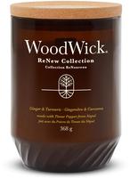 Woodwick Renew Ginger & Tumeric Duftkerze mit Holzdocht 368 g, Grundpreis: &euro;