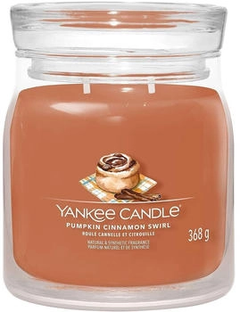 Yankee Candle Pumpkin Cinnamon Swirl Candle Signature 368g