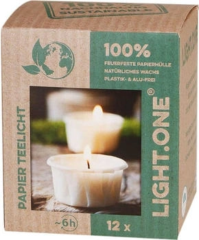 Wenzel-Kerzen LIGHT.ONE &Oslash; 4,2 cm 12 Stk. (10-FS4225-12)
