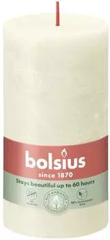 Bolsius Rustik Stumpenkerze Shine weiche Perle (103668790305)