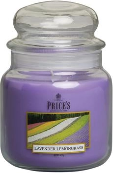 Price's Candles Price's - Lavender & Lemongrass Medium Jar - Sweet Delicious Quality Fragrance - Long Lasting Scent - Up to 90 Hour Burn Time