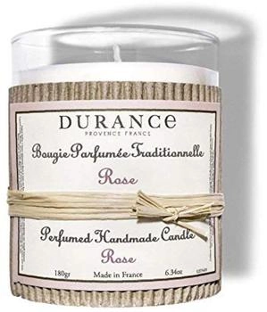 Durance Luxus Duftkerze mit Rosenduft, 40 Stunden Brenndauer