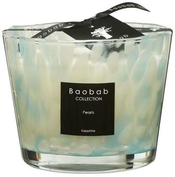 Baobab Collection Pearls Sapphire Duftkerze 10 cm