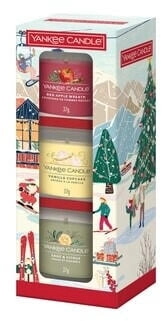 Yankee Candle 3 Mini Filled Votive Holiday Party Set Aw 25 Kerzenset