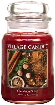 Village Candle Duftkerze im Glas, Duft: Christmas Spice, klein, 325 ml Large (26 oz)