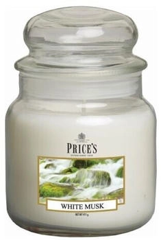 Price's Candles Candles Duftkerze White Musk 100g Bonbonglas