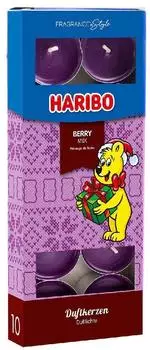 Haribo Berry Mix - Teelichter - 10 Stück - Winteredition