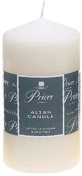 Price's Candles Altar - 150mm x 80mm - Unscented - Up To 50 Hour Burn Time - Smokeless & Dripless - Ideal For All Occasions