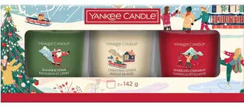 Yankee Candle Weihnachtsduftkerzen Set 3 Tumbler Apr&egrave;s Ski Kollektion