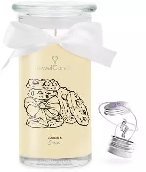 JuwelKerze Cookies & Cream (Halskette mit Anhänger) 400g