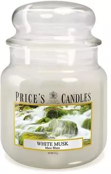 Price's Candles White Musk 411g
