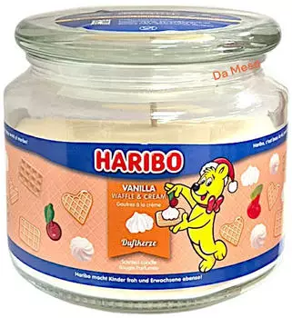 Haribo Vanilla Waffle Cream - Duftkerze - 300g