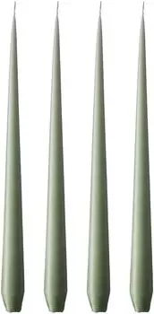 Ester & Erik Kerze 4er Pack matt green soil, 32 cm