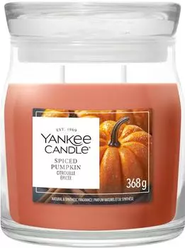Yankee Candle Spiced Pumpkin Signature Medium Jar 368g 2-Docht