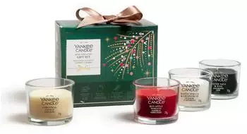 Yankee Candle 4 Glasvotivkerzen &agrave; 37g Geschenkset 2026