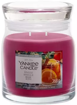 Yankee Candle Jingle Mingle Signature Medium Jar 368g 2-Docht