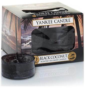 Yankee Candle Tea Lights Black Coconut (x12)