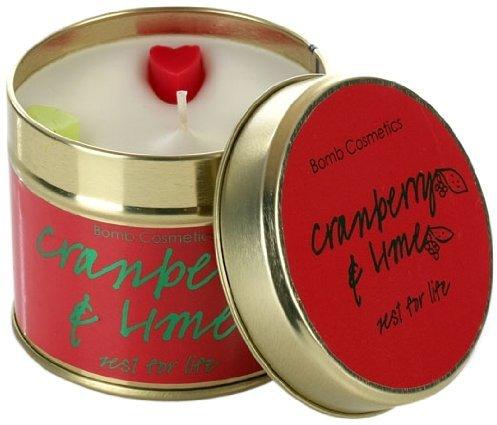 Bomb Cosmetics Cranberry and Lime Tin Candle