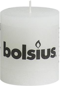 Bolsius Rustic Stumpenkerze 80/68mm weiß