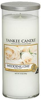 Yankee Candle Decor L Pillar Wedding Day Glas weiß 8,3x8,3x19,2cm (1286551E)