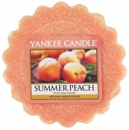 Yankee Candle Sommer Pfirsich Duftwachstörtchen zu schmelzen wachs orange 5,7x5,7x1,7cm (1507732E)
