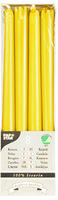 PAPSTAR Kerze, 8er Pack, 22 mm, gelb, 25 cm, Zylindrisch, Unparf&uuml;miert, f&uuml;r die