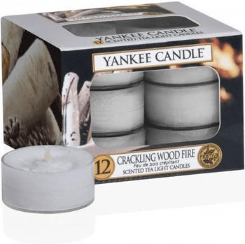 Yankee Candle Crackling Wood Fire Tea Lights 12x9,8g
