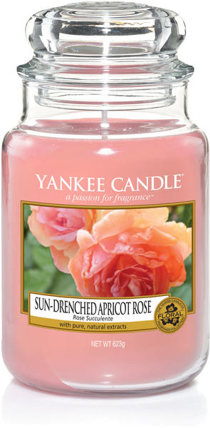 Yankee Candle Sun-Drenched Apricot Rose Große Kerzen im Glas (1577126E)