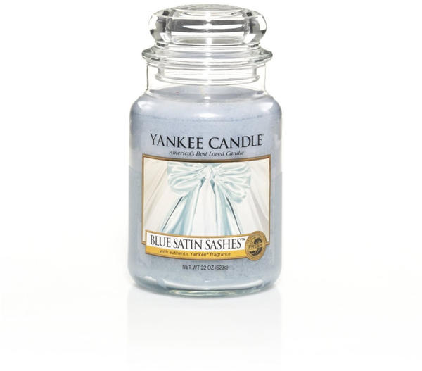 Yankee Candle Blue Satin Sashes Große Kerze 623g