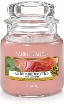 Yankee Candle Sun-Drenched Apricot Rose Kleine Kerze 104g
