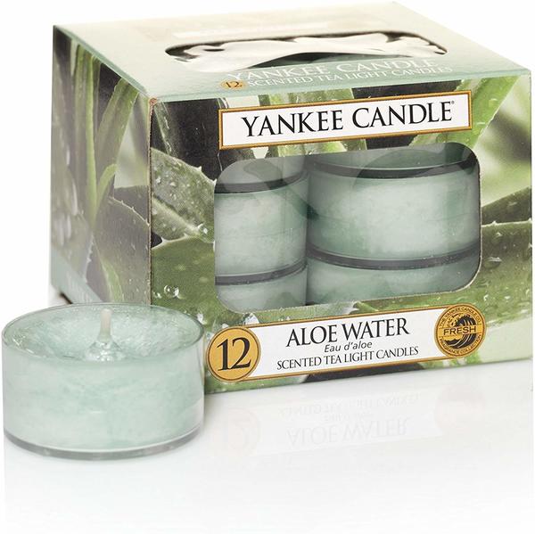 Yankee Candle Teelichter 12-Stk. Aloe Water 9,8g