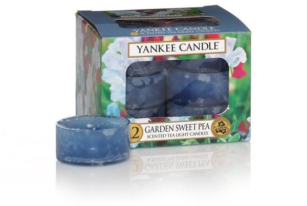 Yankee Candle Teelichter 12-Stk. Garden Sweet Pea 9,8g