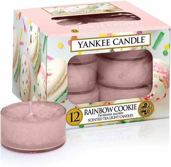 Yankee Candle Teelichter 12-Stk. Rainbow Cookie 9,8g