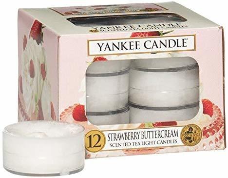 Yankee Candle Teelichter 12-Stk. Strawberry Buttercream 9,8g