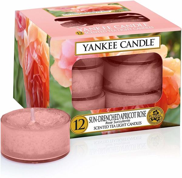 Yankee Candle Teelichter 12-Stk. Sun-Drenched Apricot Rose 9,8g