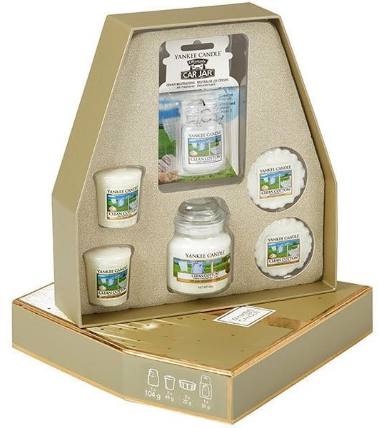 Yankee Candle Holiday Sparkle Clean Cotton Duft-Geschenk-Set