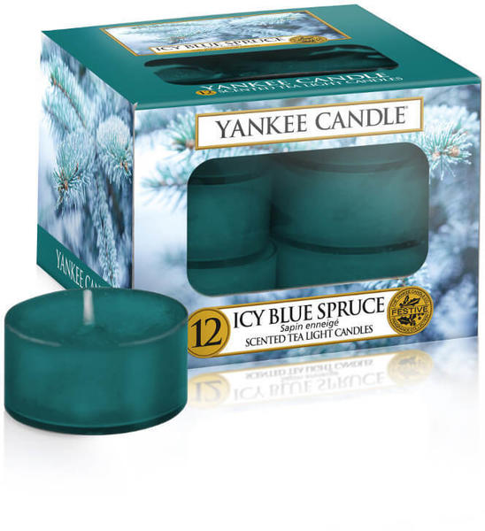 Yankee Candle Icy Blue Spruce Tea Lights 12x9,8g