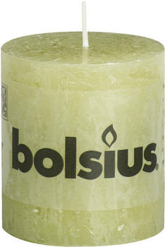 Bolsius Rustic Stumpenkerze 80/68mm pastellgrün