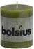 Bolsius Rustic Stumpenkerze 80/68mm oliv
