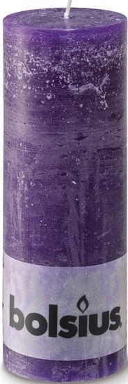 Bolsius Rustic 190/68mm lila