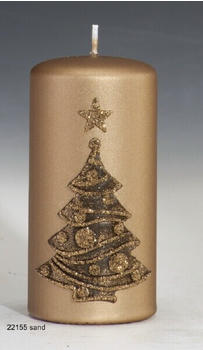 Kopschitz Kerzen Albero 12x6cm 4 Stk. sand