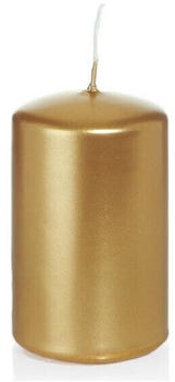 Wiedemann Kerzen Stumpenkerzen gold lackiert, 80 x 50 mm, 10 Stück (726017.26)