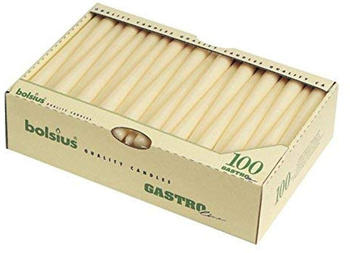 Bolsius Spitzkerze 23/240 (100 Stk.) elfenbein