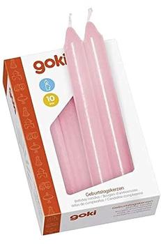 Goki Geburtstagskerzen-Set rosa