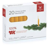 Baumkerzen 100% Bienenwachs Christbaumkerzen 98 x 13 mm, deutsche Marken Kerzen