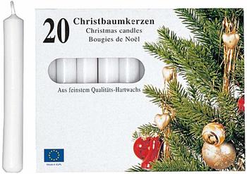 KCB Weihnachtsbaum-Kerzen (20 Stk.) wei&szlig;