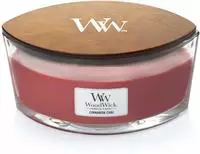 Woodwick Cinnamon Chai Duftkerze mit holzdocht (hearthwick) 453 g, Grundpreis: &euro;