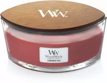 WoodWick Cinnamon Chai Ellipse Jar 454g